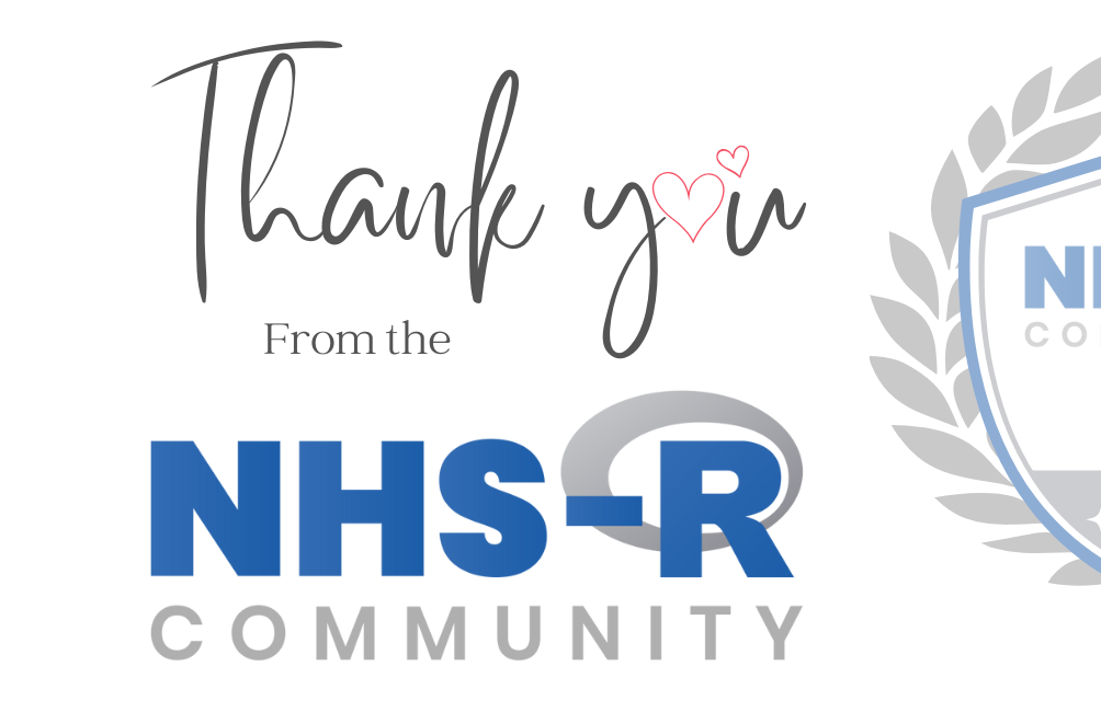 NHS-R Community thank you card